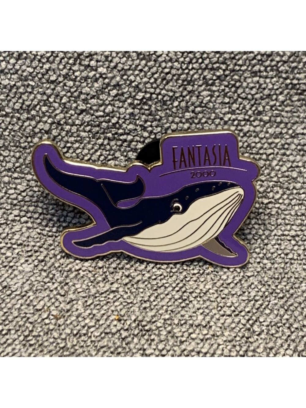 Rare WDW Disney Fantasia 2000 Whale Pin KG